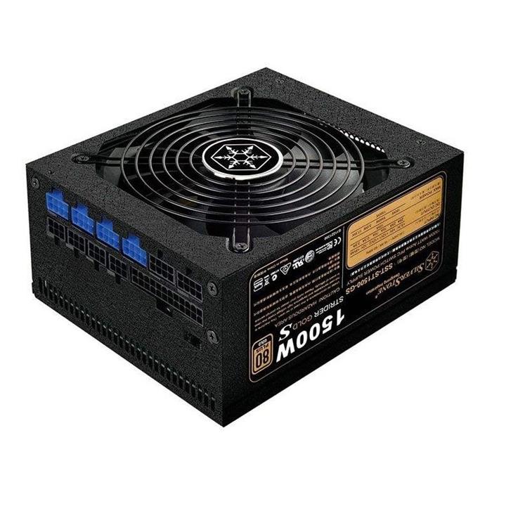 منبع تغذیه کامپیوتر سیلوراستون مدل Strider Gold S SST-ST1500-GS SilverStone Strider Gold S SST-ST1500-GS 1500W Power Supply